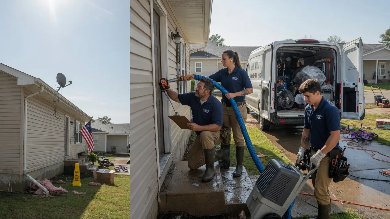 Ceiling Water Damage Restoration in Maple, NC near me